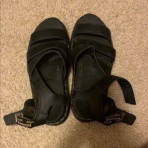 Black Strappy Sandals